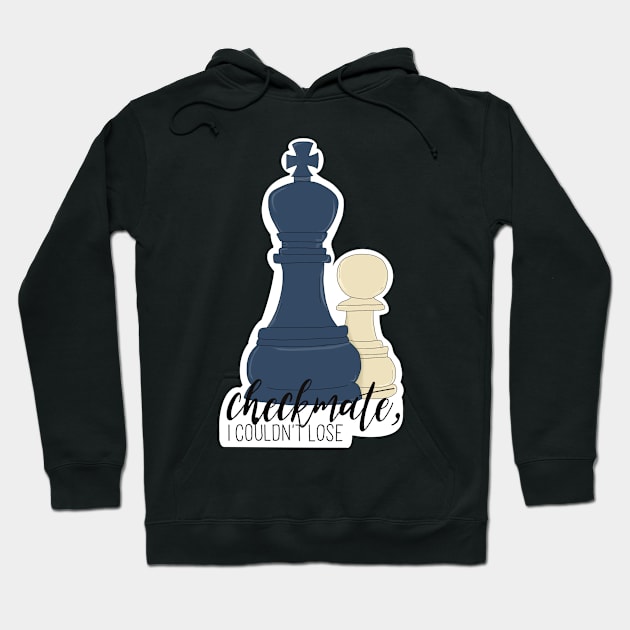 Checkmate colored Hoodie by kymbohcreates